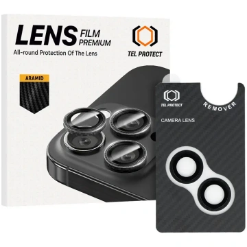 Tempered glass Tel Protect 3D Lens Aramid Series o
