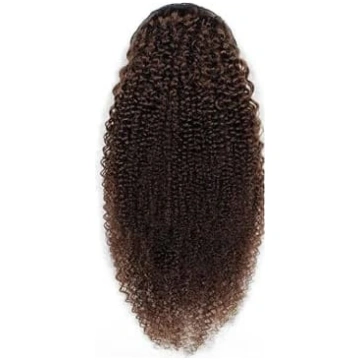 Zirga astes matu paplašinājums, gaiši brūns, afro