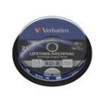 1x10 Verbatim M-Disc BD-R BluRay 25GB 4x Speed Cak