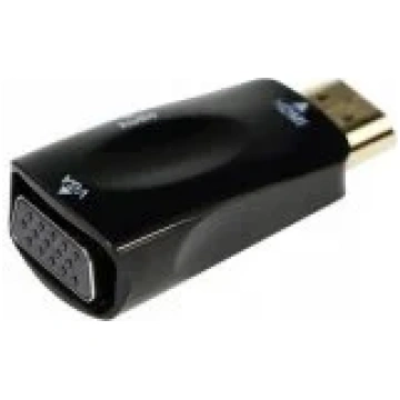 Gembird Adapter HDMI/ VGA/ 3.5mm Black aksesuārs A
