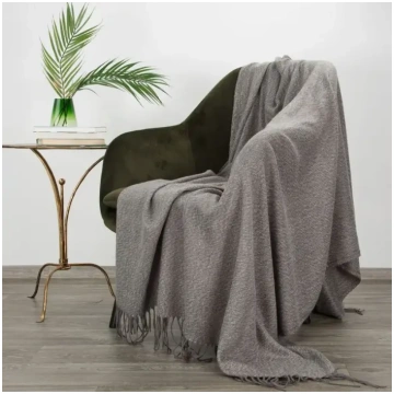 Eurofirany Palermo akrila pleds 130x170 cm, tēraud