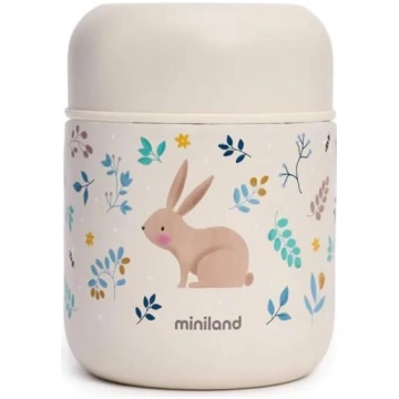 Miniland ēdiena termoss 280ml, Thermy Mini Rabbit