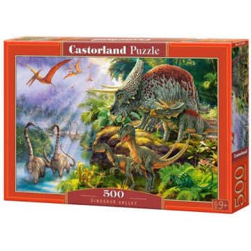 Puzzle 500 pieces Dinosaurs of the valley Castorla