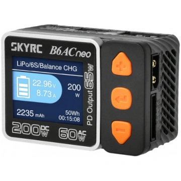 SkyRC B6AC neo 60W/200W AC/DC Bateriju Lādētājs B6