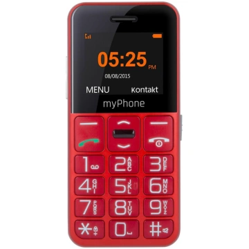 Telefons ar pogām MyPhone HALO Easy, 4 MB, sarkana