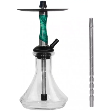 Ūdenspīpe Sky Hookah SDM Green 34 cm - Dabas Svaig