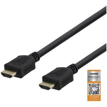 Deltaco HDMI-1030-K, HDMI, 3 m