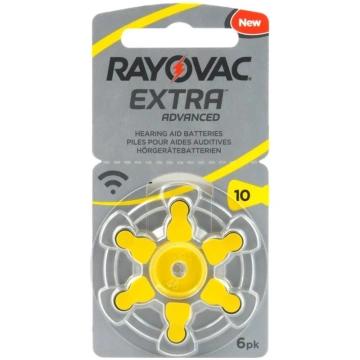 Dzirdes aparātu baterijas V10AT 1.45V Rayovac Extr