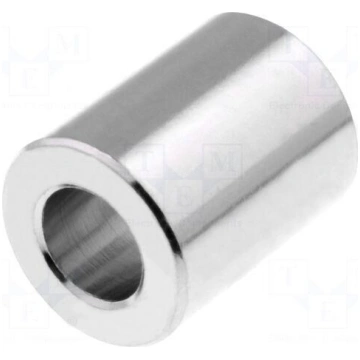 Spacer sleeve | 25mm | cylindrical | brass | nicke