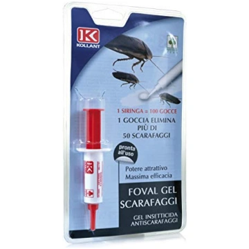 KOLLANT FOVAL Gel INSETTICIDA SIRINGA per Il Contr