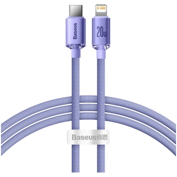 Baseus Crystal cable USB-C to Lightning 20W PD 1.2