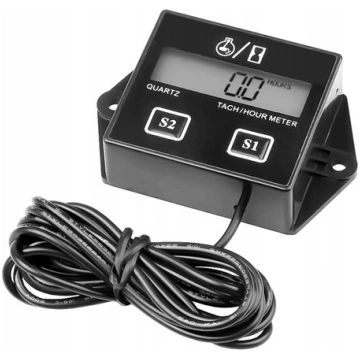Universālais elektroniskais tahometrs, motorstundu
