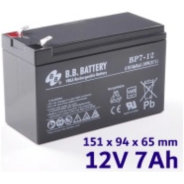 Svina-skābes (Lead-acid) akumulators 12V 7Ah
