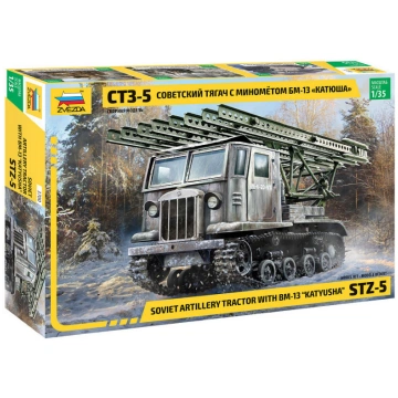 1:35 Zvezda 3700 - STZ-5 padomju artilērijas trakt
