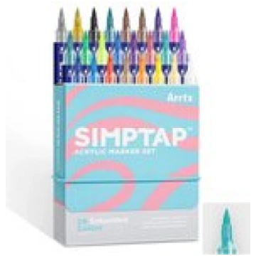 Acrylic Marker Pens ARRTX Simptap, 24 Colours