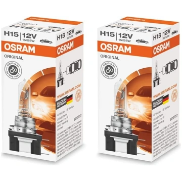Premium LED 2 x halogēnās spuldzes H15 Osram 64176