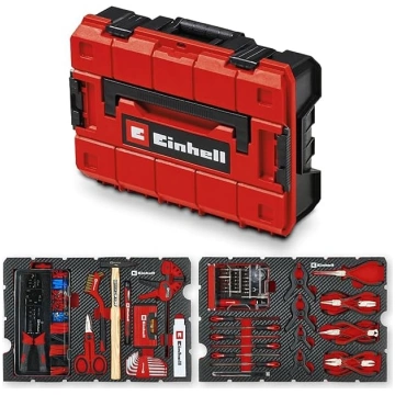 Oriģinālais Einhell E-Case 153 gabaliņu instrument