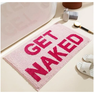 Pinkrin Get Naked Vannas paklājs neslīdošs mazgāja