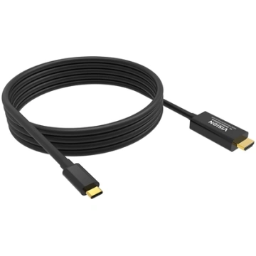 Kabel USB Vision USB-C - HDMI 2 m Czarny (TC 2MUSB