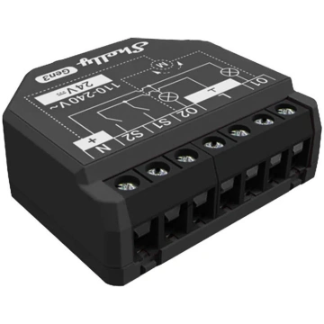 Shelly 2PM Gen3 2-channel Controller, WiFi/Bluetoo