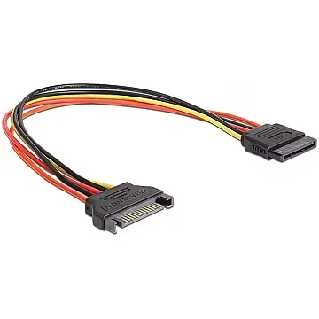 Gembird SATA Power Extension Cable, 0.3m (CC-SATAM