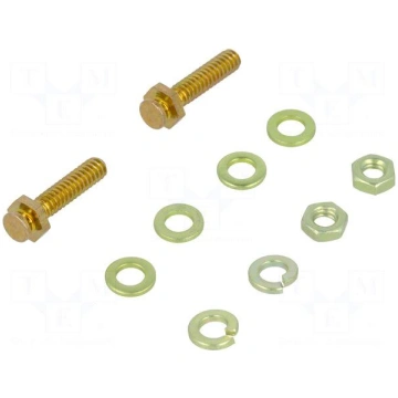 Spring lock set for D-Sub | Locking: slide latch |