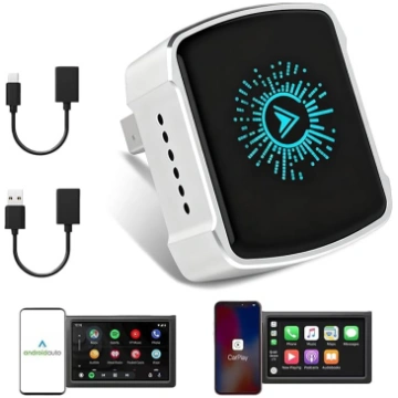 Bezvadu CarPlay adapteris, 2 in 1 CarPlay bezvadu 