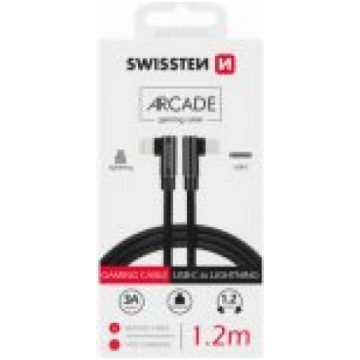 Swissten L Type Textile Universal Quick Charge 3.1