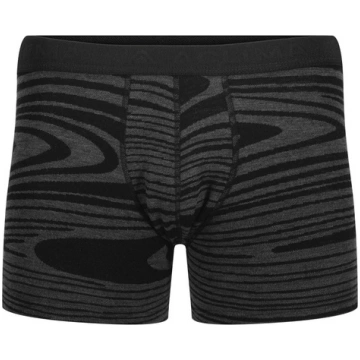 WarmWool Boxer M's Black Motion Aclima