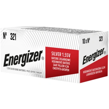 Energizer battery Silver Oxide 321 10pcs 763890099