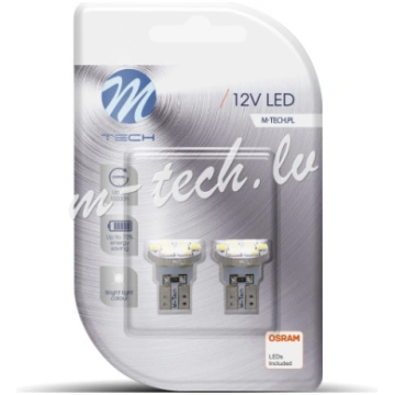 LB078W - Blister 2x LED L078W - W5W 8xSMD2835 Whit