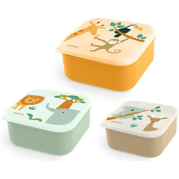 Miniland SNACKBOX-3 JUNGLE ML89623