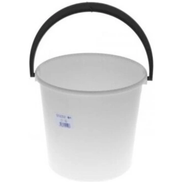 Balts plastmasas spainis, 10 l