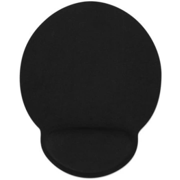 Manhattan Foam mousepad with wrist rest, black, re