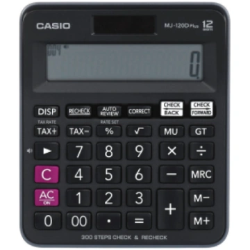 Casio MJ-120D Plus calculator Desktop Basic Black