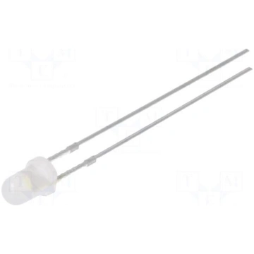 LED | white cold | 3mm | 1120÷1560mcd | 30° | Fron
