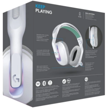 Spēļu austiņas - bezvadu - Logitech G - G522 - Lig