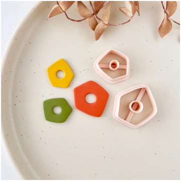 Polymer Clay Cutter, Geometric Shapes, Modern Earr
