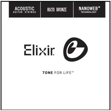 15145 Acoustic Nanoweb Single 045 Elixir - mūzikas