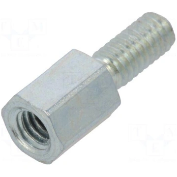 Screwed spacer sleeve | Int.thread: M2,5 | 5mm | E
