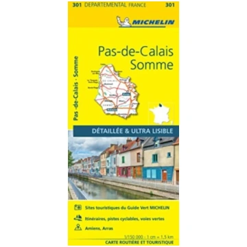 Pas-de-Calais, Somme - Michelin Local Map 301 Book