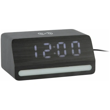 KARLSSON - Alarm Clock Retro W. Light Led Black Wo