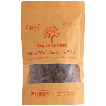 BanyanTree Foods Melnais kardamons vesels | Melnai