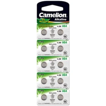 Camelion AG4/LR66/LR626/377 Alkaline Buttoncell 10