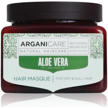 ARGANICARE_Aloe Vera maska sausiem un spīdīgiem ma