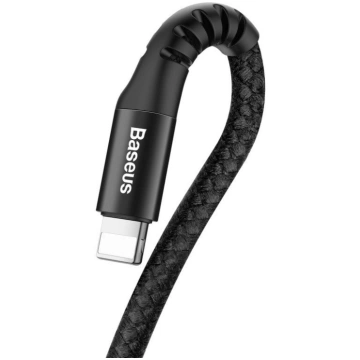 Baseus Spring-loaded Lightning cable, 1m, 2A (blac
