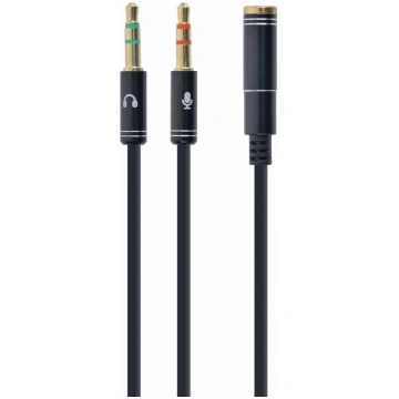 CABLE AUDIO 3.5MM SOCKET TO/2X3.5MM PLUG CCA-418M 