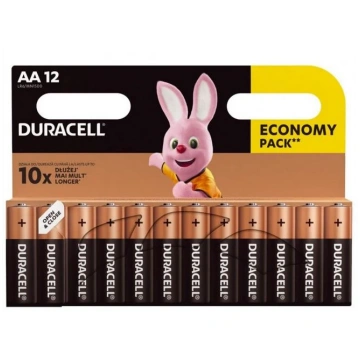 Baterijas AA LR06 Duracell Alkaline 12gb
