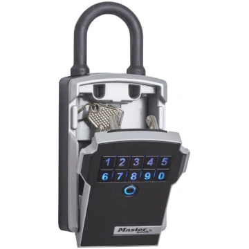 Master Lock Bluetooth seifs ar atslēgu un skavu 54