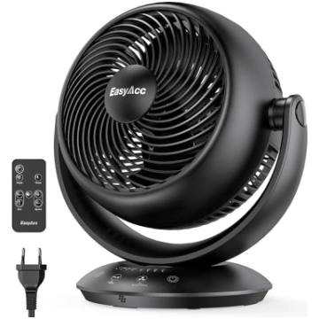 EasyAcc klusais ventilators, 25 dB galda ventilato